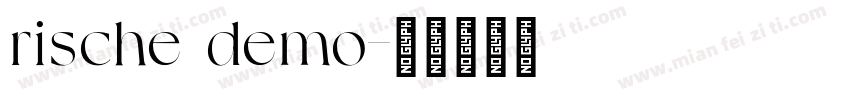 rische demo字体转换